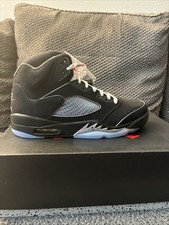 Jordan 5 Retro OG Black Metallic Reimagined Sneakers Size 10.5 DEADSTOCK