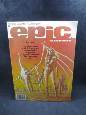 Epic Illustrated Magazine Vol. 1 #3 Marvel Graphic Magazine Vintage Fall 1980