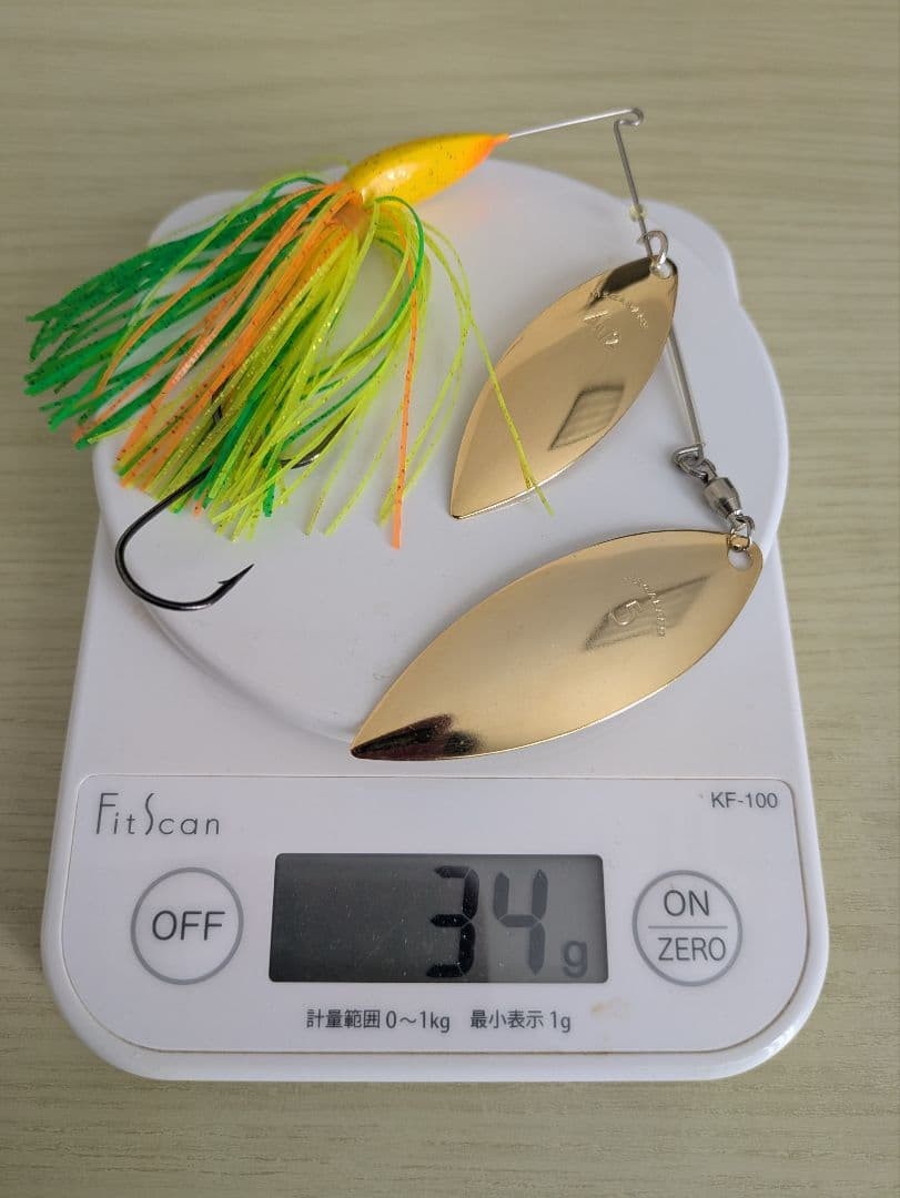 Megabass V-FLAT Spinnerbait Set of 2 Used Fishing Lures - Image 3