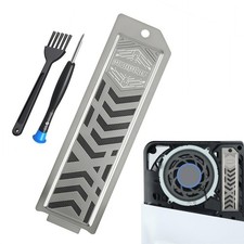 PS5 Slim M.2 SSD Heatsink Expansion Slot Metal Cover Heat Dissipation Hole ...