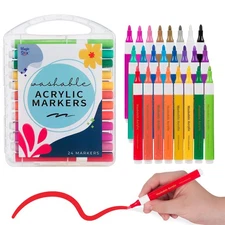 The Pencil Grip Magic Stix Washable Acrylic Markers (tpg-498) (tpg498)