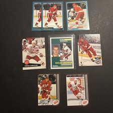 Niklas Lidstrom 8 Cards Lot HOF NHL