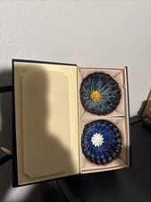 Jianzhan Tenmoku tea bowls in a wooden box,