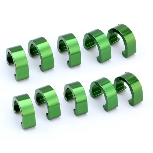 10 PZ Scheda di Fissaggio Tubo Bicicletta Bici Cavo Freno Clip Fibbia a Forma di - Foto 11 di 11