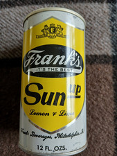 Frank's Sun up limón y lima pull top 12 oz lata de refresco Philadelphia PA