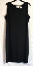 Women's XL 16/18 Little Black Dress Sheath Kathie Lee Collection Wedding Funeral