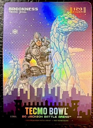 2026 Tecmo Bowl Bo Jackson Battle Arena Brockness ICE Skyline #S361