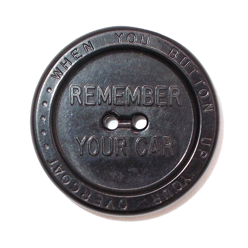 Vintage Button Remember Your Car Gear Lube 1937 Advertising BBB Book Piece 1 1/4 - Picture 4 of 12