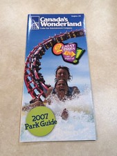 2007 Canada's Wonderland Amusement Park Map And Brochure