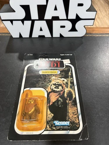 Star Wars Vintage Wicket W. Warrick MOC 77 back carded