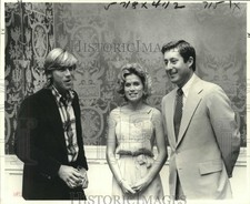 1980 Press Photo Vince Van Patten with Tennis Player Peter Curtis at Event