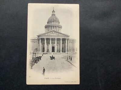 Le PANTHEON - PARIS vor Gebäudekarren im Vordergrund Postkarte Ref 61254