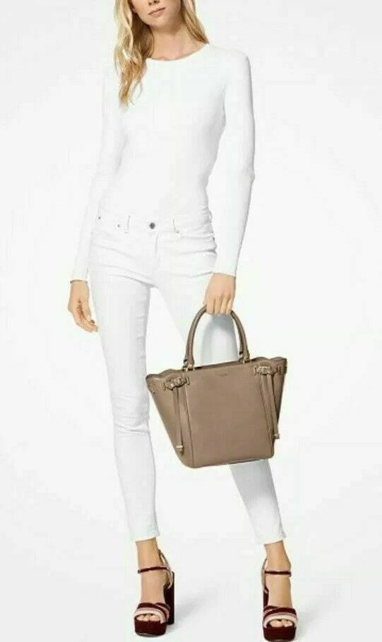 Michael kors jet set large deals saffiano leather crossbody truffle