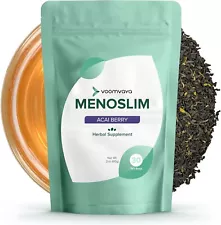VoomVaya Menoslim Acai Berry 30 Tea Bags Herbal Menopause Metabolism Supplement