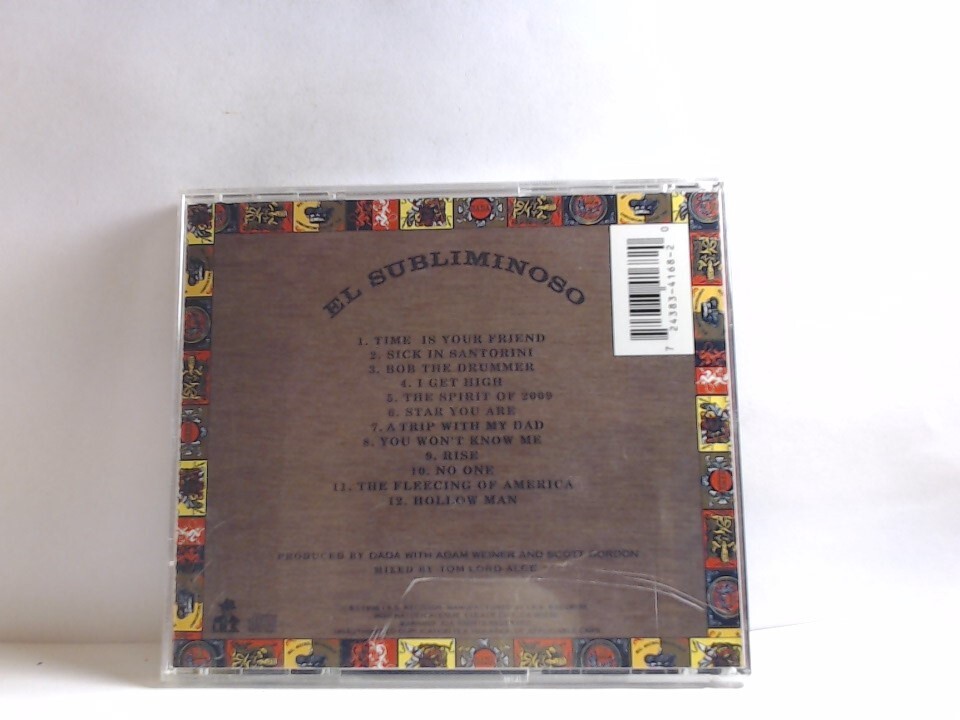 【J22912】DADA / EL SUBLIMINOSO Dada – El Subliminoso (CD, US, 1996, I.R.S. Records) BD623