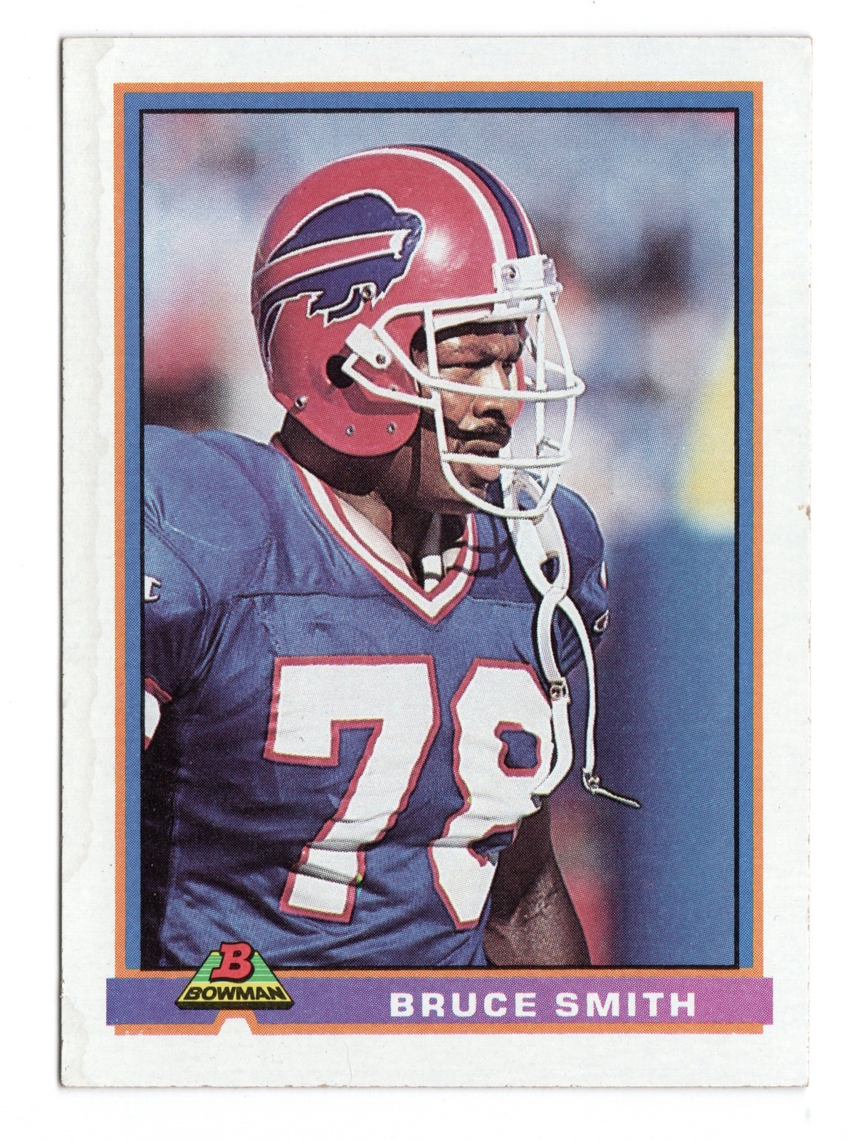 1991 Bowman 44 Bruce Smith Buffalo Bills Card