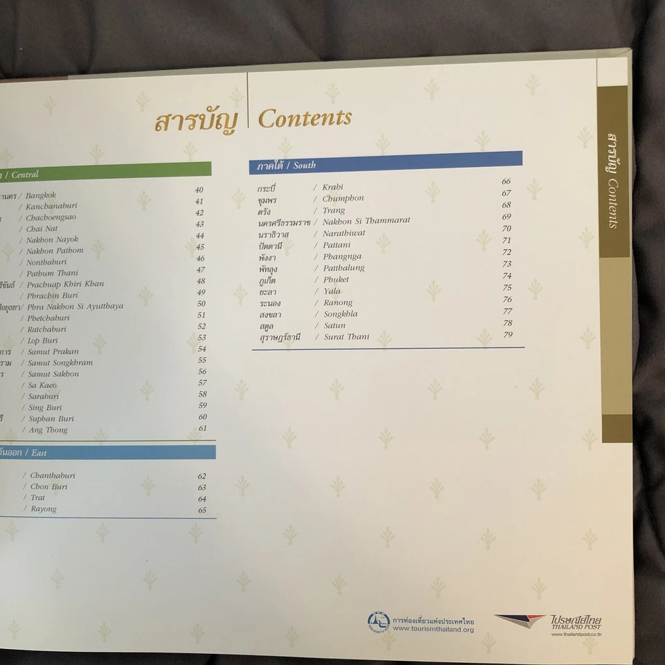 Thai Stamps - Unseen Thailand Book. Free Shipping. MUST SEE PICS - Image 4 of 4