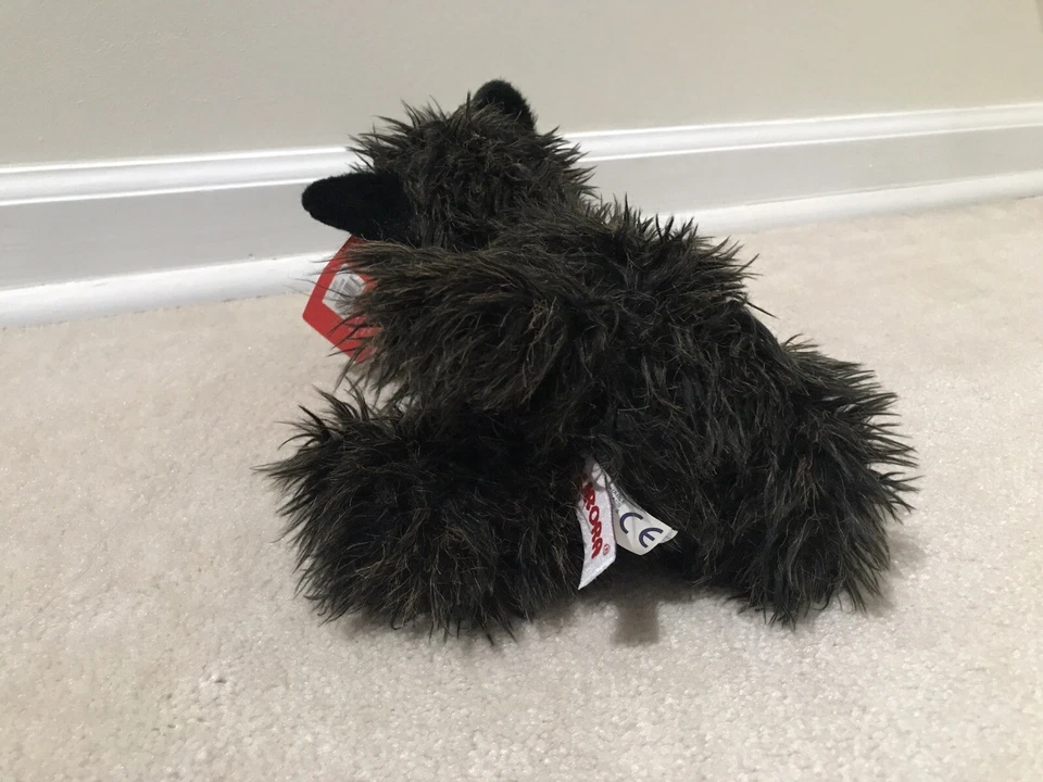 Aurora Flopsies Cairn Terrier Puppy Dog Plush Stuffed Animal 11” Black With Tag - Image 4 of 4