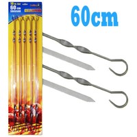 Edelstahl GrillspießE 10 StüCk 60Cm SchaschlikspießE GrillzubehöR Grill SpießE