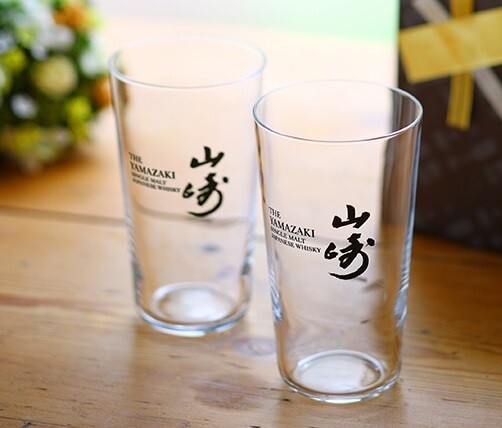 Suntory YAMAZAKI whisky highball tumbler mug cup pair glass made