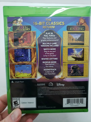 NEW Disney Classic Games Aladdin and The Lion King Xbox One (Xbox One, 2019) - Picture 2 of 4