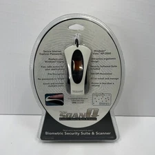 Sequiam ScanQ Biometric Fingerprint Scanner USB Windows Vista XP 2000 New Sealed