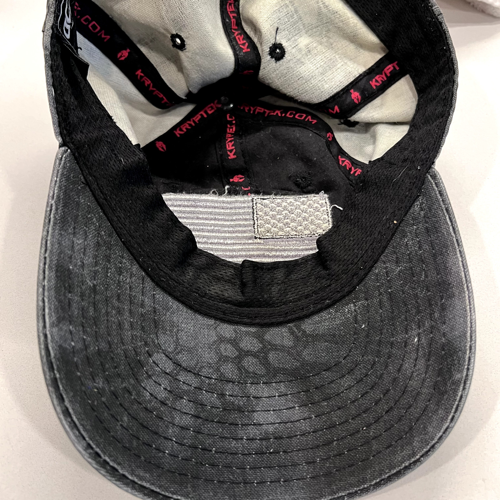 American Flag Embroidered Patch Hat Cap Strap Bac… - image 6