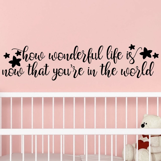nursery wall stickers girl ebay