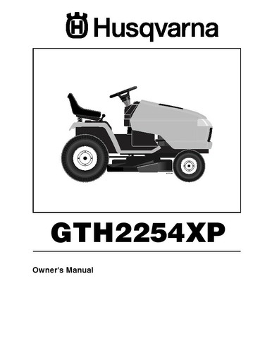 HUSQVARNA Lawn Garden Tractor Instruction Owner MANUALS Part List VARIOUS MODELS - Picture 96 of 248
