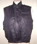 BLACK nice warm vest Jacket sz Small faux Fur lined zip front SIERRA HIGH EUC! — photo 2