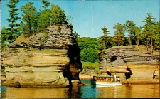CE8702 sugar bowl lower dells and river boat wisconsin usa