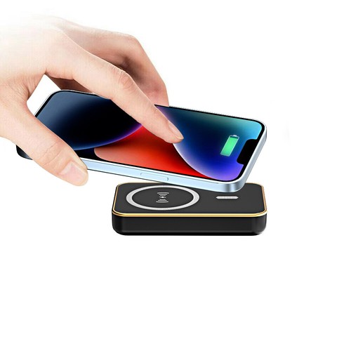 1000000mAh Magnetic Mini Power Bank Backup Fast Portable Charger Fr iPhone 15 14 - Picture 4 of 68