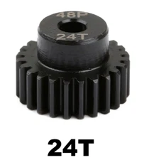 NEW Powerhobby Hardened Steel 48P 5MM 24T Pinion Gear