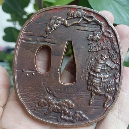 Sword Part Blade Guard Tsuba Brass Fitting For Japanese Samurai Katana Saber Edg