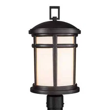 Park Harbor Turnberry PHEL2303SPBR 19" Tall Bronze Single Outdoor Post Light
