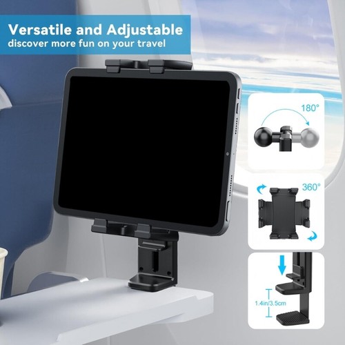 Adjustable Holder For Airplanes Travel Portable Phone Stand For Desk And Kitchen - 第 7/8 張圖片