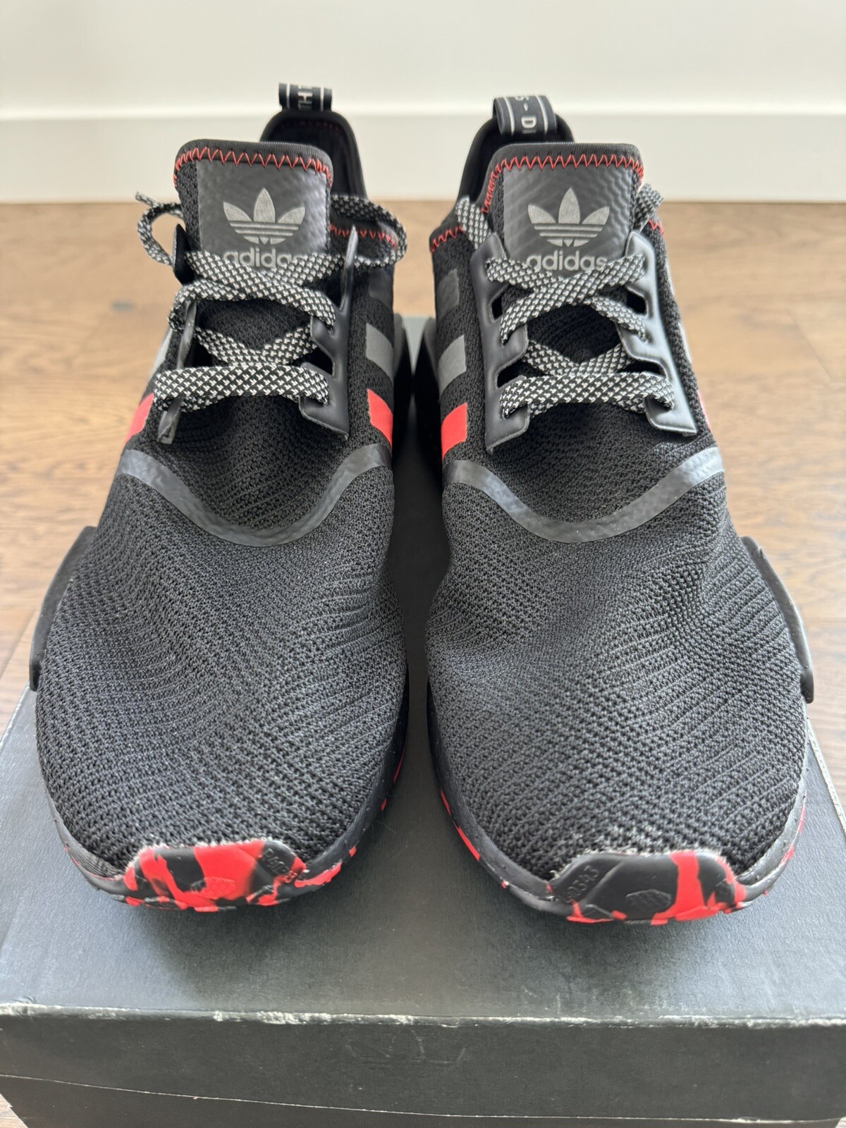 Size 9.5 - adidas NMD_R1 Red Marble for sale online | eBay