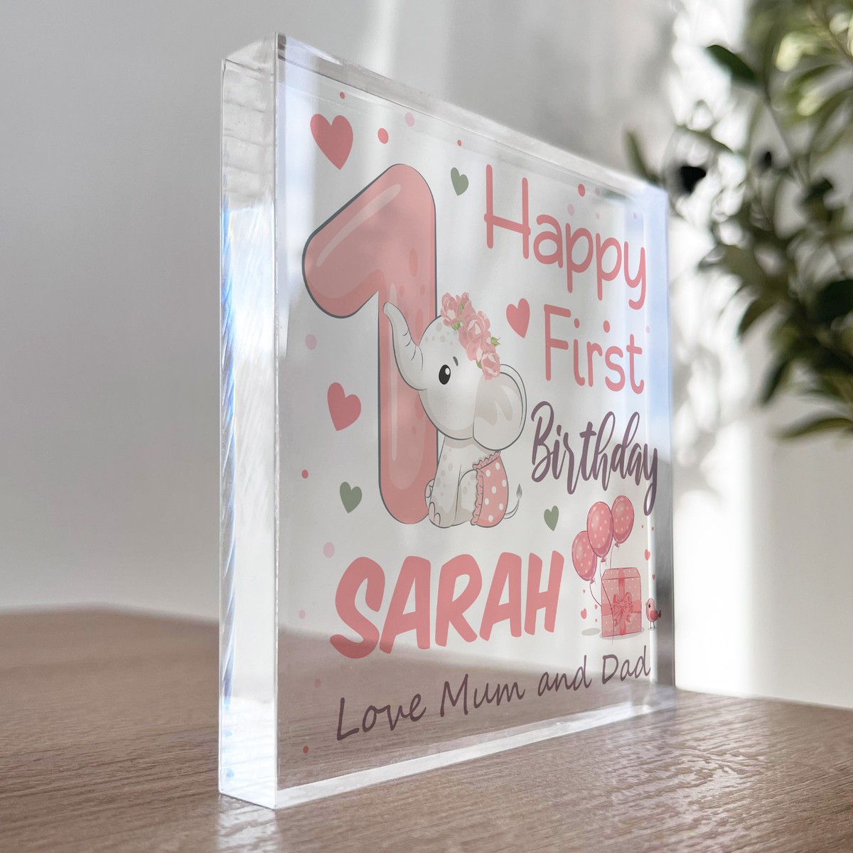 PERSONALISED 1st Birthday Gifts Baby Girl Daughter Grandaughter