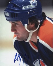 Edmonton Oilers Paul Coffey Signed Autographed 8x10 Photo COA B