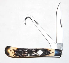 Rite Edge Hoof Pick Burnt Bone Horseman Knife Equine Cleaning Grooming Tool NEW