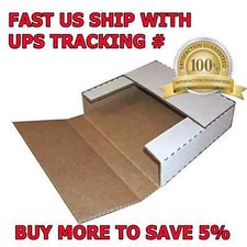 100 LP Premium Record Album Mailers Book Box Variable Depth Laser Disc Mailers