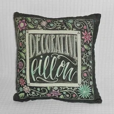 Primitives by Kathy Chalk Art Linens - Decorative Pillow Pillow (29905) NEW!