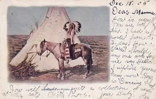 PPC: 1905 Chief Two Whistle, Cheyenne, WY to Omaha, Ne (62199)