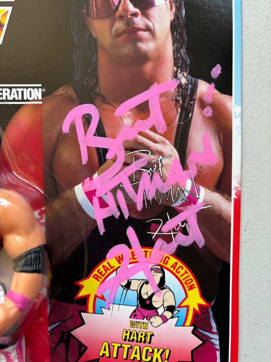 Hasbro Series 4 WWF Hitman Bret Hart 1992 Wrestling Figure