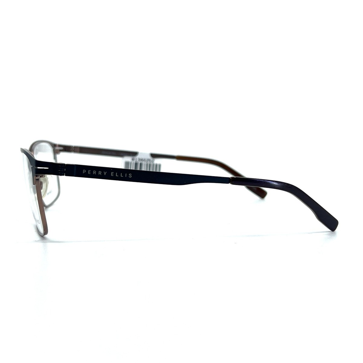 Perry Ellis Eyeglasses Frames PE 408-1 Black Brown Square 