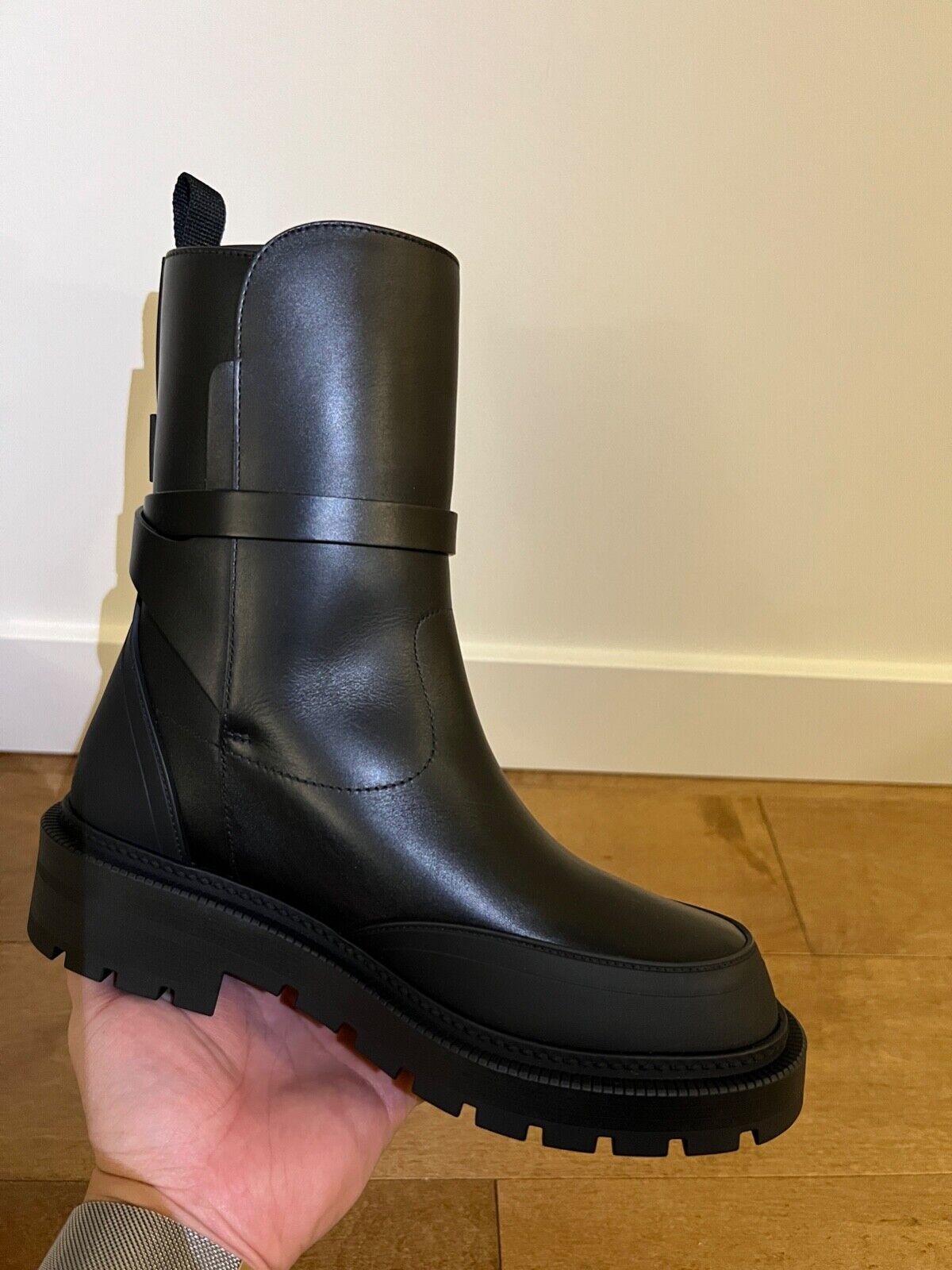 Dior Empreinte Heeled Ankle Boot Black Calfskin