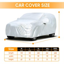 M - 3xl Full Suv Car Cover Waterproof Protection All Weather Universal For Suv 1 M - 3xl Full Suv Car Cover Waterproof Protection All Weather Universal For Suv 1
