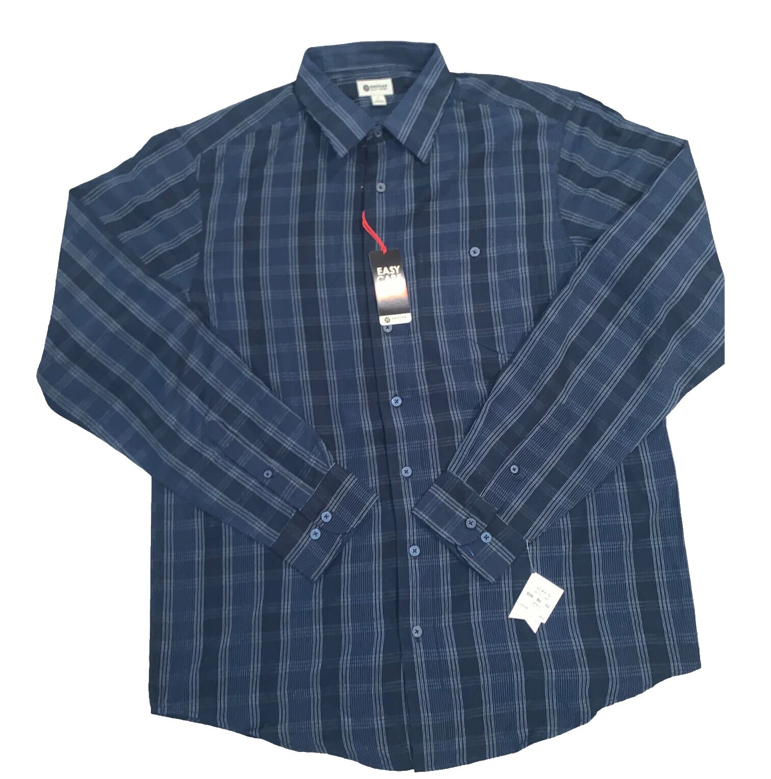 Camisas para hombre Haggar informales de poliéster con botones