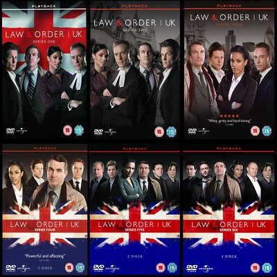 Law & Order UK Series 1-6 Complete Film Collection Season 1 2 3 4