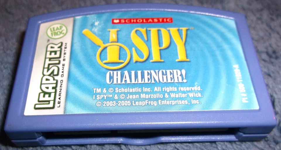 LEAPFROG LEAPSTER GAME - SCHOLASTIC I SPY CHALLENGER CARTRIDGE 2005  - Image 3 of 3